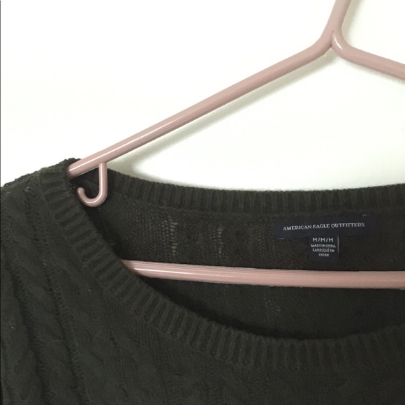 Olive Knit Sweater - Picture 2 of 3